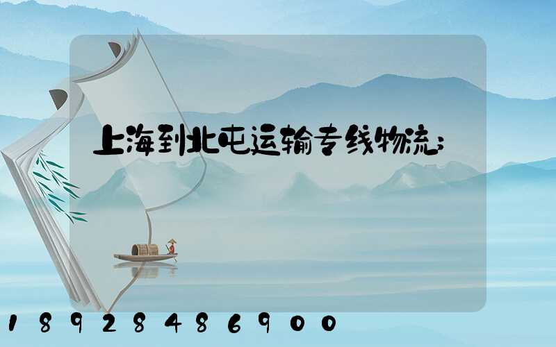 上海到北屯运输专线物流