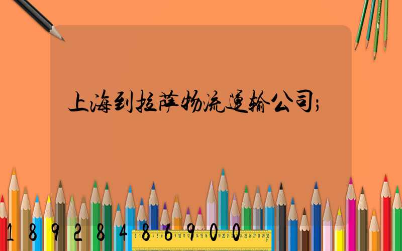 上海到拉萨物流运输公司