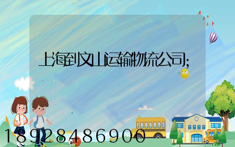 上海到文山运输物流公司
