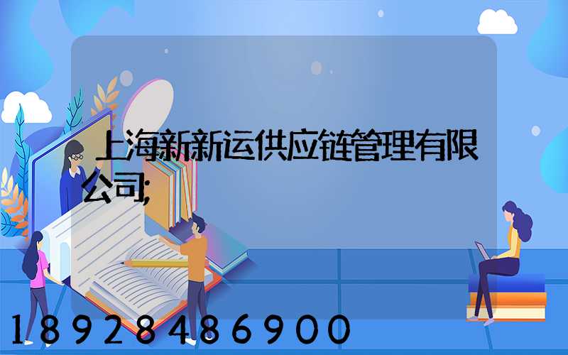 上海新新运供应链管理有限公司