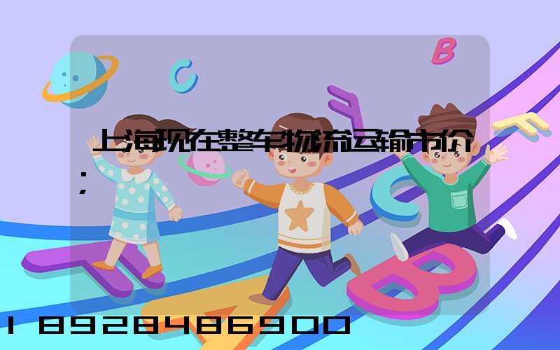 上海现在整车物流运输市价