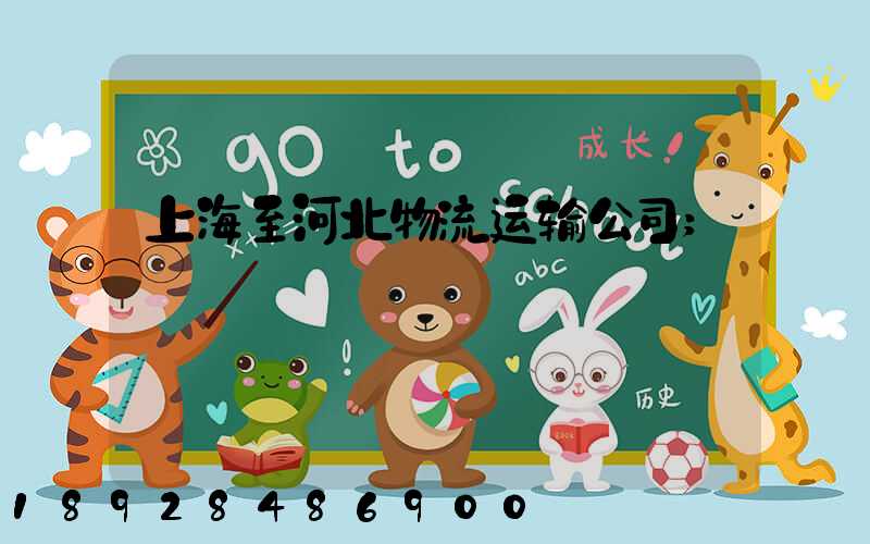 上海至河北物流运输公司
