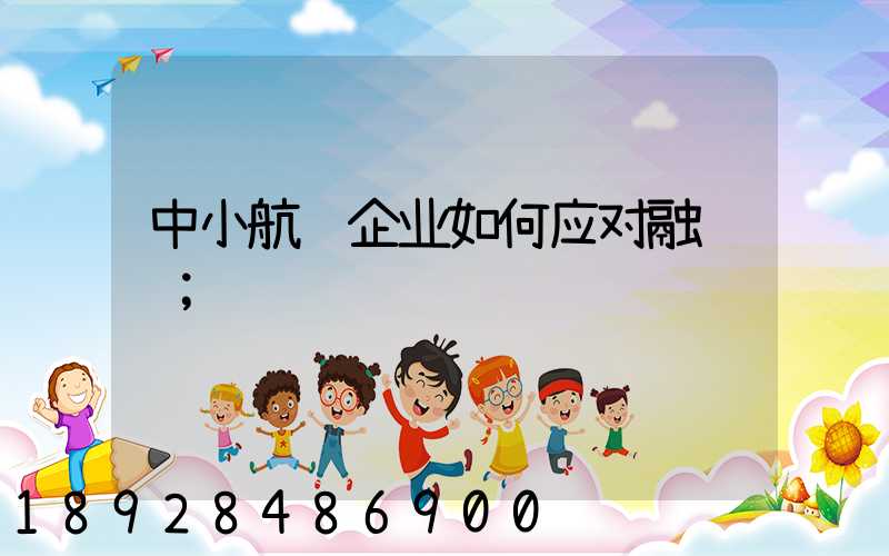 中小航运企业如何应对融资难