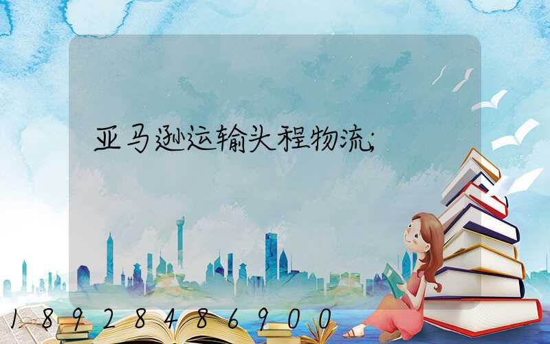 亚马逊运输头程物流