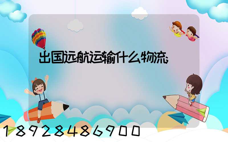 出国远航运输什么物流