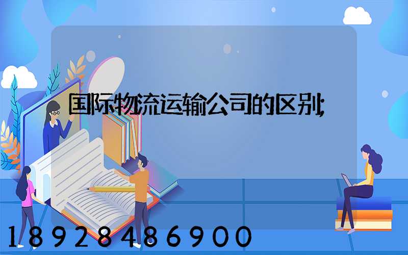 国际物流运输公司的区别