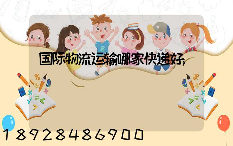国际物流运输哪家快递好