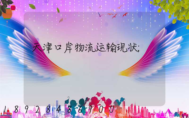 天津口岸物流运输现状
