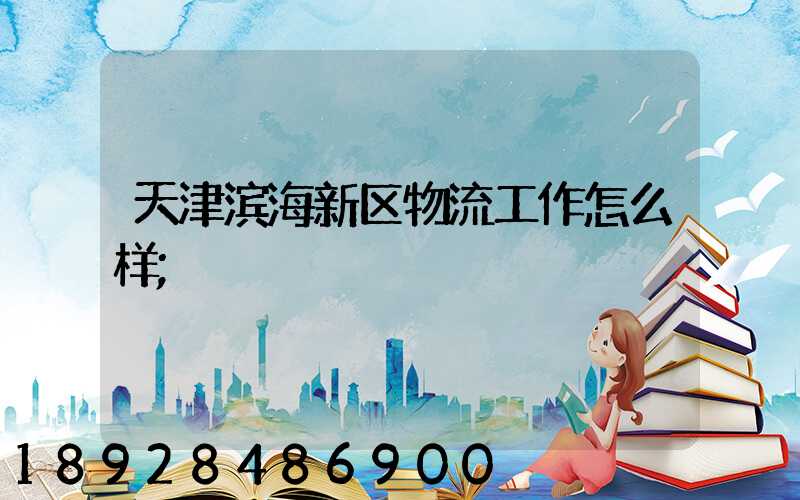 天津滨海新区物流工作怎么样