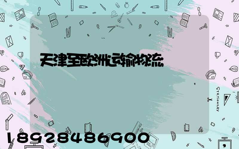 天津至欧洲运输物流