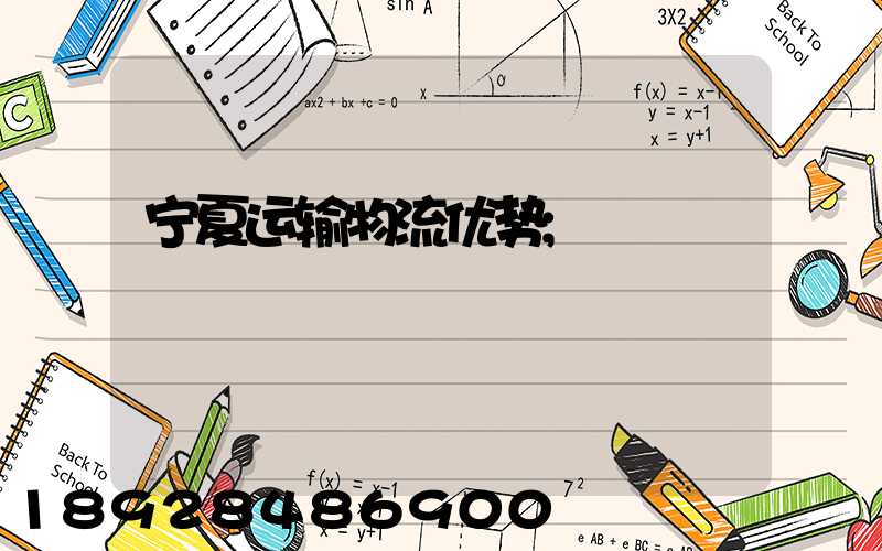 宁夏运输物流优势