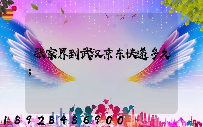 张家界到武汉京东快递多久