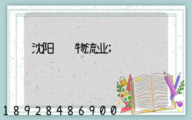 沈阳运输物流业