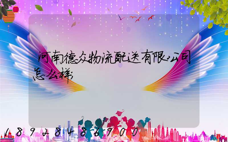 河南德众物流配送有限公司怎么样