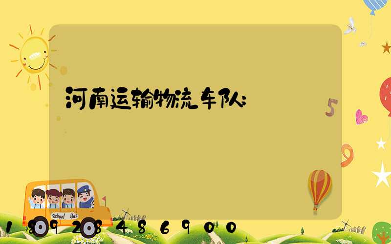河南运输物流车队