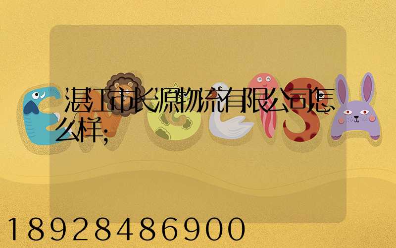 湛江市长源物流有限公司怎么样