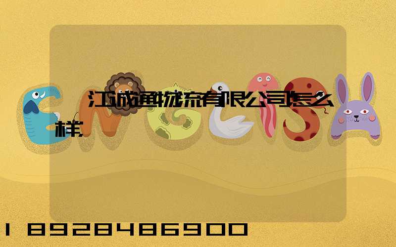 湛江诚通物流有限公司怎么样