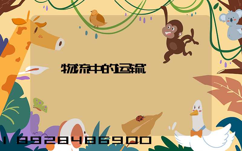 物流中的运输