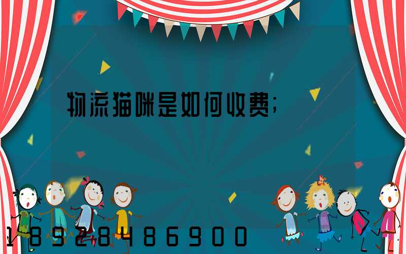 物流猫咪是如何收费