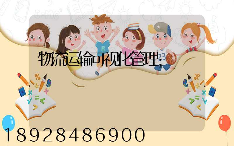 物流运输可视化管理