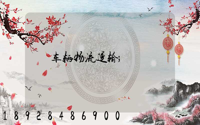 车辆物流运输