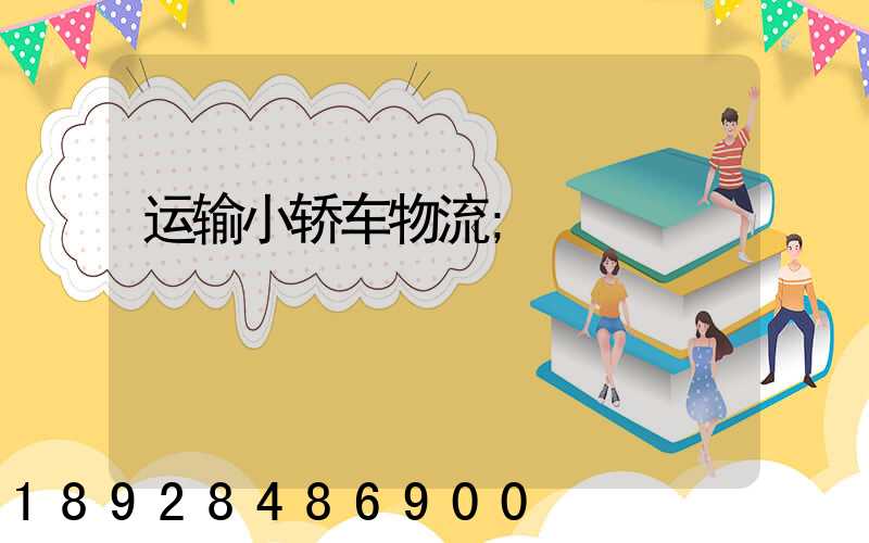 运输小轿车物流