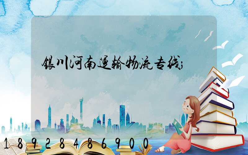 银川河南运输物流专线