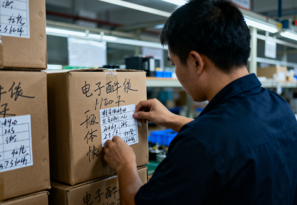 唛头手写模糊 + 信息不符，电子配件空运美国被扣？英诚物流 3 步快速放行